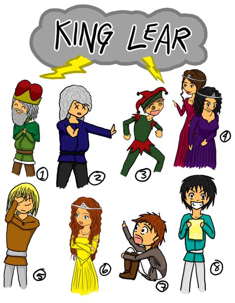 King Lear Characters by the-prongs on DeviantArt