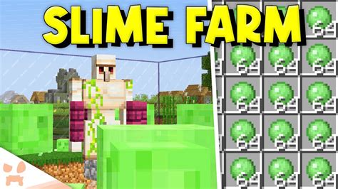 Minecraft 1.20 SLIME FARM TUTORIAL | Easy, Efficient, Bedrock + Java ...