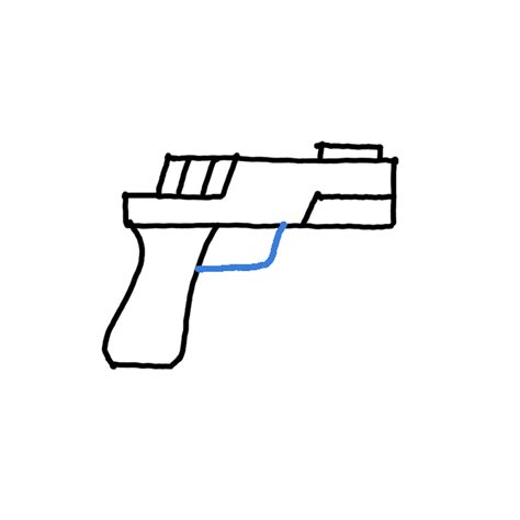 Simple Gun Drawing