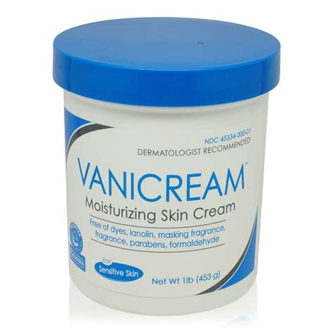 Vanicr eam Moistu rizing Skin Cre am for Sensitive Skin 16 oz - Walmart ...