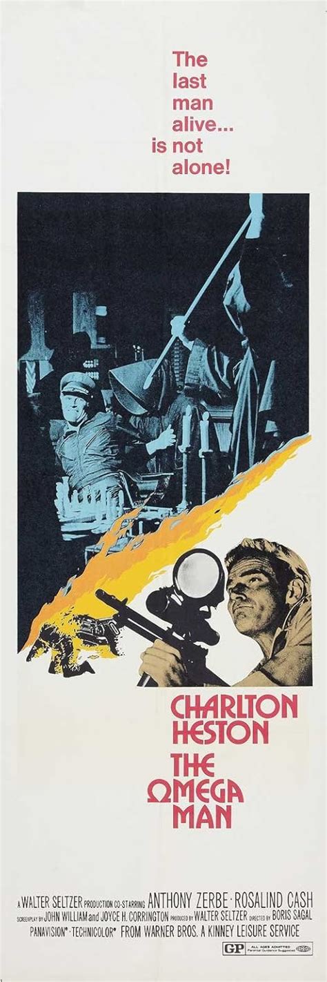 Amazon.com: The Omega Man Movie Poster (14 x 36 Inches - 36cm x 92cm ...