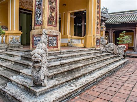 Tomb Area of Emperor Minh Mang Stock Photo - Image of historical ...