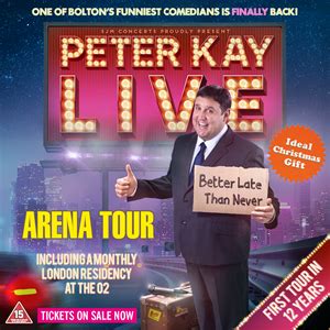 Peter Kay Tickets and Dates 2024