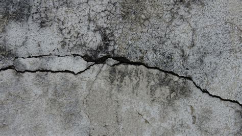 Cracked Cement Wall