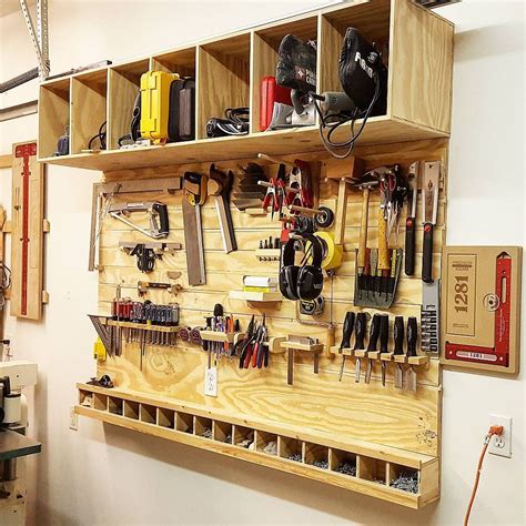 Did a small rearrange on the tool wall. We set out to remove and add a ...