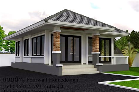 Modern One-Storey House With Two Bedrooms | Pinoy ePlans