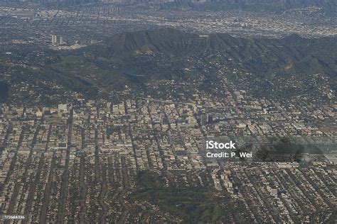 Hollywood Aerial View Stock Photo - Download Image Now - Aerial View ...