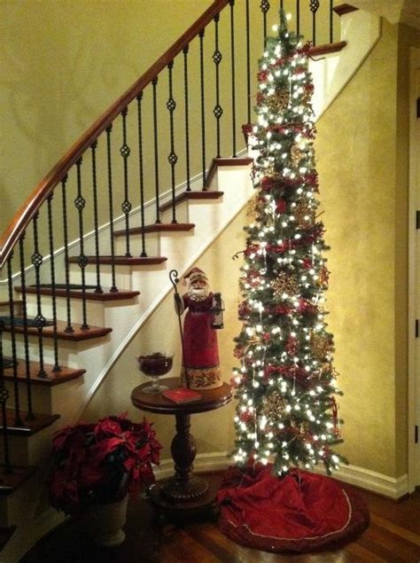 25 Awesome Slim Christmas Tree Decorations Ideas - MagMent