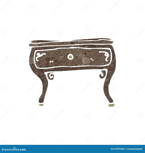 Retro Cartoon Coffee Table Royalty Free Stock Photos - Image: 37597658