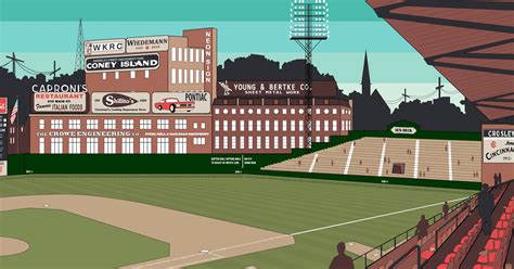 Check out the Crosley Field mural design