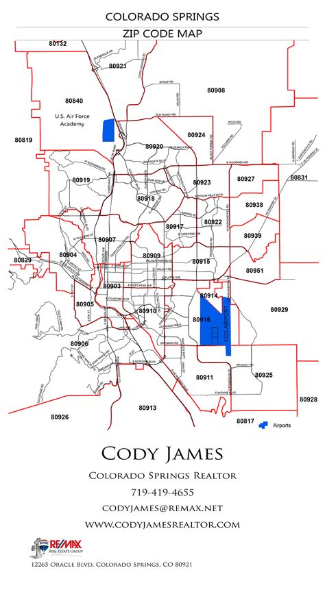 Colorado Springs Zip Code Map – Get Map Update