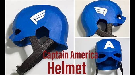 DIY Captain America Helmet The Falcon And The Winter, 52% OFF