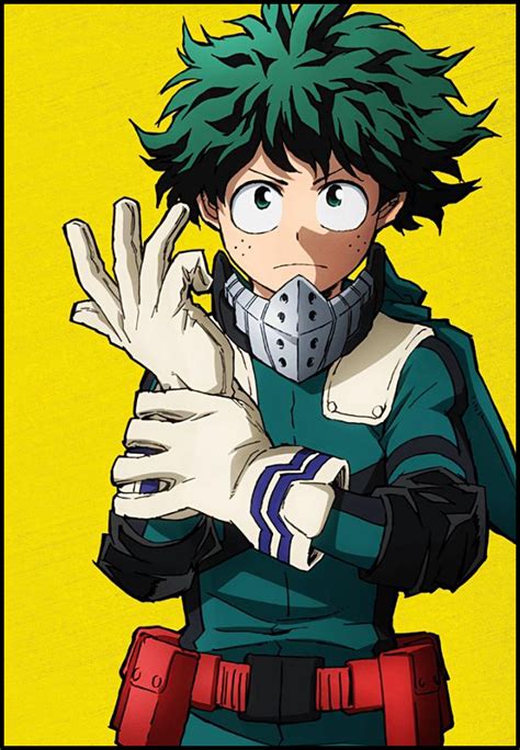 My Hero Academia Deku All Might Face