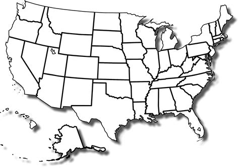 Blank Map Of Western Us States