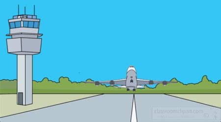 plane landing gif clipart - Clip Art Library