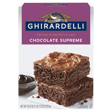 Ghirardelli Chocolate Supreme Brownie Mix - Shop Baking Mixes at H-E-B