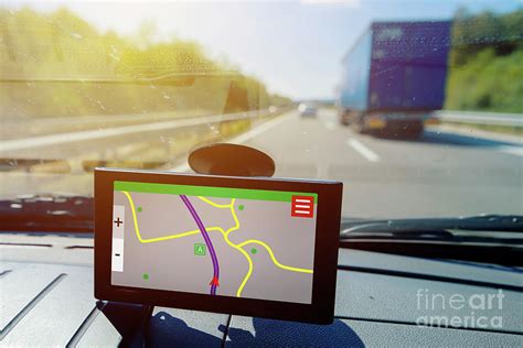 Car Sat Nav System Photograph by Igor Stevanovic/science Photo Library