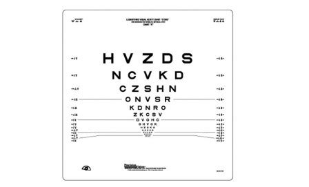 Carleton Optical - Logmar 2m ETDRS Chart R Original