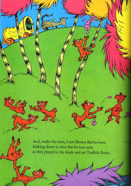 truffula trees, barbaloots, & truffula fruits | The lorax, Dr seuss ...