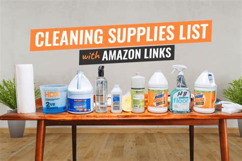 The Ultimate Cleaning Supplies List (2023) - UpFlip