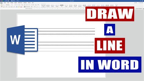 How To Draw A Line In Word Under Text - Printable Templates Free