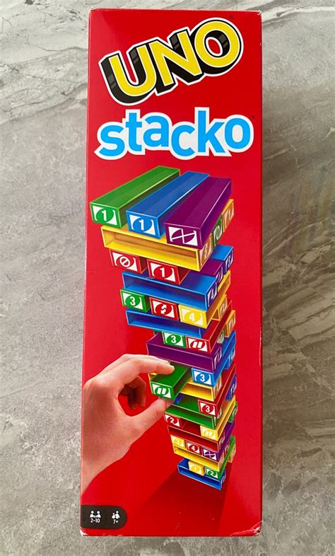 UNO Stacko Game, Hobbies & Toys, Toys & Games on Carousell