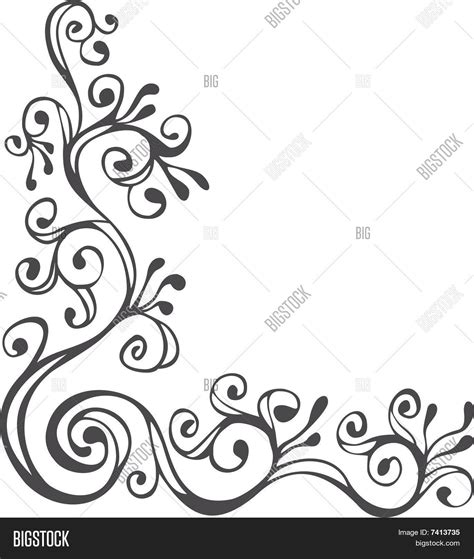 Black White Ornament Image & Photo (Free Trial) | Bigstock