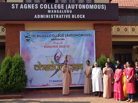 Logo Launch of Agnofest 2023 - St. Agnes College (Autonomous), Mangaluru