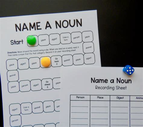 Name a noun game - The Measured Mom