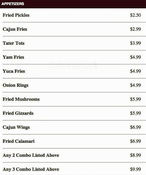 Crawfish House Menu, Menu for Crawfish House, White Center, Seattle ...