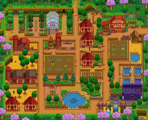 Standard Farm - Basic farm layout year 5 | Stardew Valley Forums