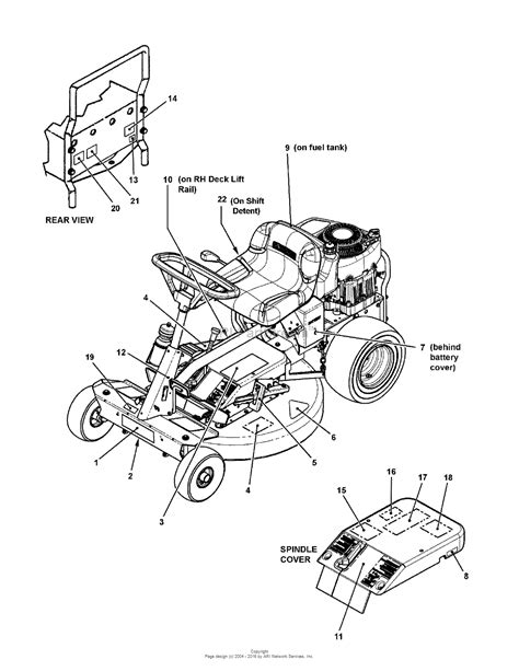 Snapper Rear Engine Riding Mower Parts Diagram