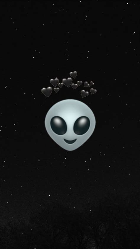 Alien Emoji, cute, space, HD mobile wallpaper | Peakpx