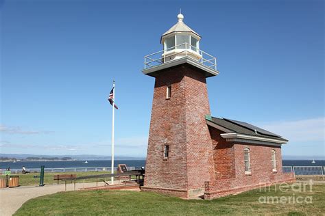 Santa Cruz Lighthouse Surfing Museum California 5D23936 Photograph by ...