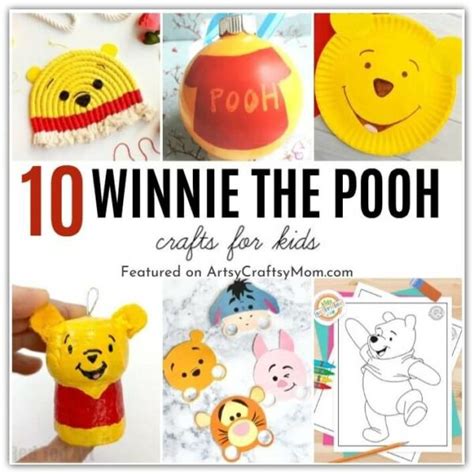 10 Wonderful Winnie the Pooh Crafts for Kids