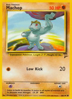 Machop (base4-78) - Pokémon Card Database - PokemonCard