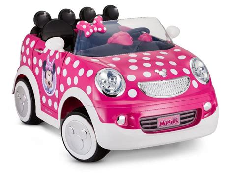 Disney Minnie Mouse Hot Rod Coupe 12 Volt Ride On | Minnie mouse toys ...