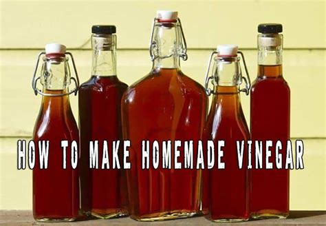 How To Make Homemade Vinegar | Prepper's Will