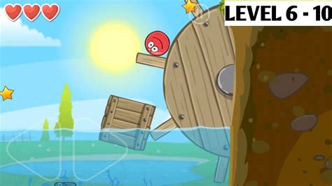 Red ball 4 || walkthrough gameplay video Android level 6 - 10 - YouTube