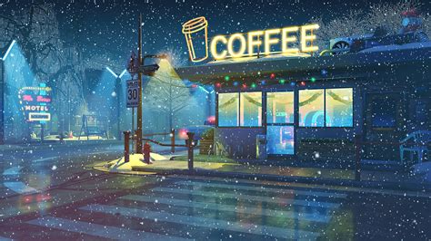 LO FI Cafe | 3840 x 2160 : r/wallpapers