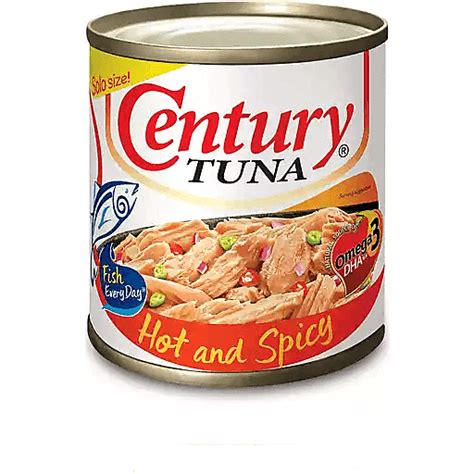 Century Tuna Flakes Hot & Spicy | 95g | Canned Seafood | Walter Mart