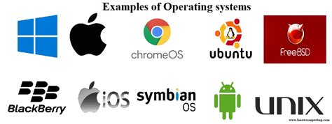 Examples of operating systems (OS) and their characteristics - Know ...