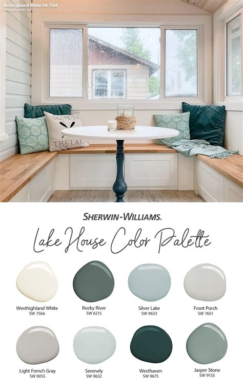 Lake House Paint Palette from Sherwin-Williams | House colors, Home ...