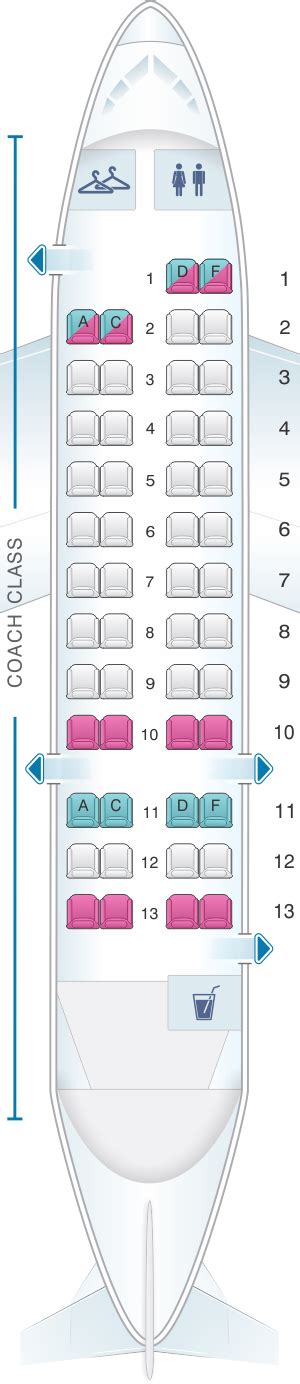 De Havilland Dash 8 Q400 Seat Map