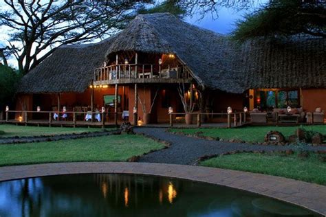 Located in Amboseli National Park, Kenya, the lodge is hidden in the ...