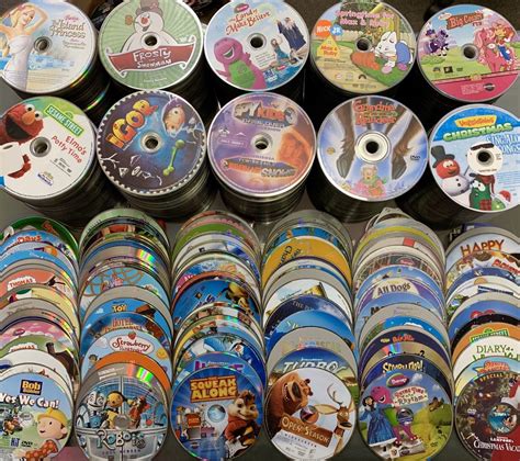 100 DVD Lot Kids Wholesale Great For Personal Or Resale Bulk Movies Tv ...