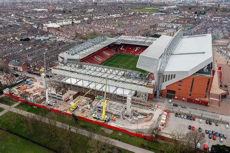 Liverpool "delighted" that Anfield expansion "on track" for summer 2023 ...