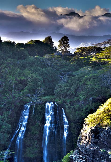 Kauai Waterfall | Kauai waterfalls, Waterfall, Places to see