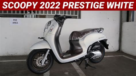 NEW SCOOPY 2022 PRESTIGE WHITE - YouTube