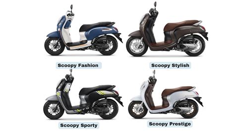 Honda Scoopy 2023 Tipe Makin Trendi: Fashion, Sporty, Prestige, Stylish